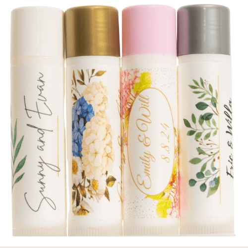 Custom Wedding Lip Balm Collection