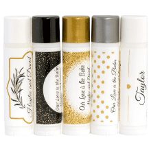 Personalized Wedding Lip Balm
